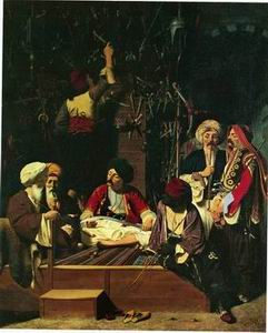 Arab or Arabic people and life. Orientalism oil paintings 26